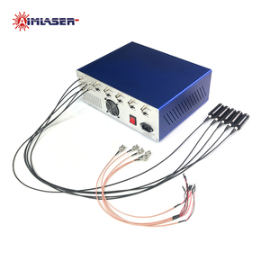 375nm-120mW 405nm-4W 520nm-1.3W 640nm-0.9W 940nm-3W Cinco longitudes de onda TTL Potencia ajustable Sistema láser de salida de cinco canales de fibra - Product Image 2