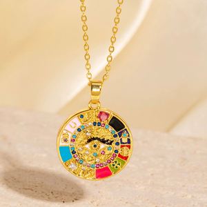 Wholesale Fashion Blue Jewelry Turkish <b>Devil</b> Evil Eye Necklace Turkey for Sweater Chain <b>Accessory</b> - Product Image 4