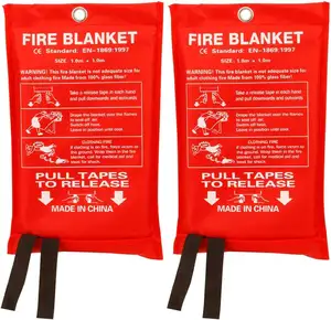 Cobertor de incêndio de emergência à prova de fogo preço barato rolo de cobertor de fibra de vidro para venda
