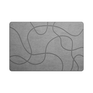 พรมเช็ดเท้าดินไดอะตอมเมียส์แบบทอผ้าด้วยเครื่องจักร ลายทอละเอียด สำหรับใช้ในบ้านและเชิงพาณิชย์ กันลื่น แห้งเร็ว ซักมือได้ - Product Image 3