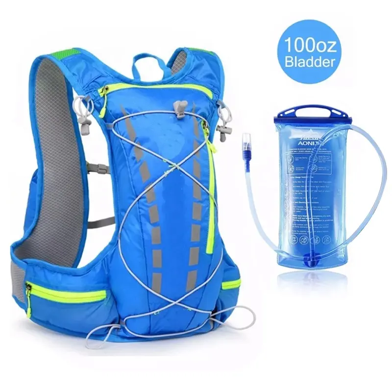 Hydration Pack Vest Lightweight Running 100oz Storage Pocket water backpack hydration pack With 50oz Bladder for Hiking