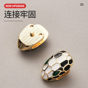 G3994 Snake Head <b>Bag</b> Hardware Zinc Alloy Gold Color DIY <b>Accessory</b> - Product Image 2