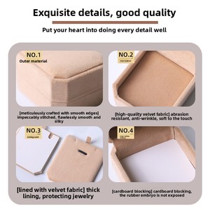 Nueva Caja de Joyería Personalizable, Duradera, Octogonal, con Patrón Liso, para Aretes, Anillos, Collares y Pulseras, 25 Años de Alta Calidad - Product Image 4