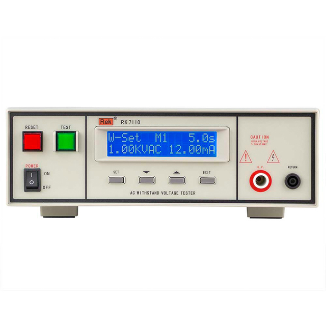 Test Instruments 5kv 6kv 12ma Programmed Control Insulation Withstanding Voltage Tester