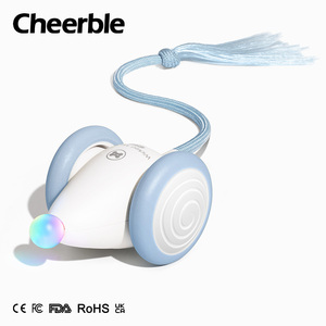Cheerble interactif bleu chat jouet Rechargeable intérieur fournitures pour animaux de compagnie automatique mobile chaton méchant souris queue - Product Image 2