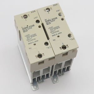 G3PA-220B 2x PLC รีเลย์สถานะของแข็ง20A 100-240V ใน5-24V เซมิคอนดักเตอร์ G3PA-220B 2x PLC 20A โซลิดสเตทรีเลย์100-240V ใน5-24V - Product Image 1