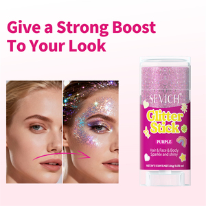 Barra de Brillo Corporal y Capilar al por Mayor, 6 Colores, Brillo Cosmético Personalizado <span class=keywords><strong>para</strong></span> Rostro, Brillo Grueso <span class=keywords><strong>para</strong></span> Maquillaje de Discoteca y Celebraciones Festivas - Product Image 4