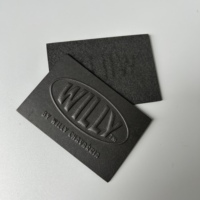 Patch en cuir véritable personnalisé avec logo en relief, étiquettes et marqueurs en cuir pour vêtements, sacs et chaussures