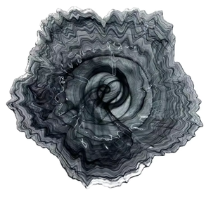 Assiettes <span class=keywords><strong>de</strong></span> service en verre en gros, bols à dessert et fruits, et ensemble <span class=keywords><strong>de</strong></span> plateaux en forme <span class=keywords><strong>de</strong></span> cœur à motif floral style aquarelle - Product Image 4