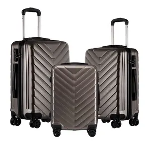 ABS PC Smart Travel Handtaschen tragen Reisegepäck Koffer Set benutzer definierte Hard Spinner Gepäck