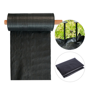 100gsm biodegradable garden weed barrier landscape fabric black plastic ground cloth cover/weed