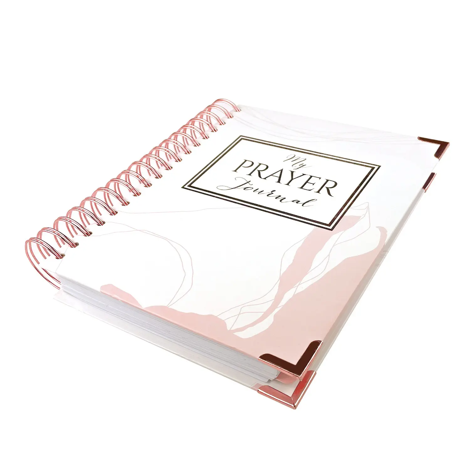 A5 Coil-Notebook mit Trennseite Seite Englisch Handbuch Gebetsplaner-Set Notizbücher anpassbar