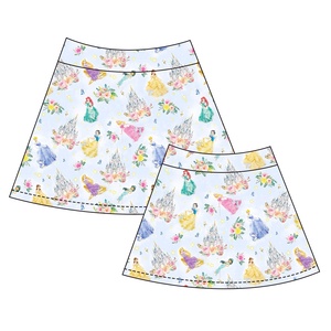 Falda de seda de leche para mujer con pantalón corto interior, al por mayor, conjunto mamá e hija, uso diario, material suave, más opciones de estampados, falda de cintura alta - Product Image 6
