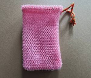 Elegante Bolsa de Jabón Portátil de Algodón/Yute/Espuma/Sisal, Esponja Exfoliante de Malla para Jabón en Barra, Ahorrador de Jabón Espumante - Product Image 6