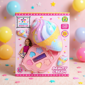 Valeria Make-Up Beauty Cream Makeup Set 3+ Years Ice Cream Shape Toy Kit - Product Image 3