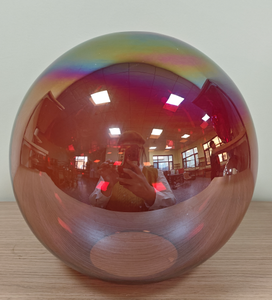 Hand Blown Natural Color Glazing <b>Globe</b> Handmade Glass Gazing Ball Weatherproof Outdoor Decor For Garden Yard Lawn - Product Image 1