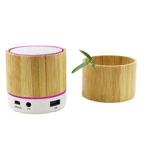 Haut-parleur Bluetooth A9 en bambou naturel, mini-haut-parleur sans fil portable, design écologique pour <span class=keywords><strong>achat</strong></span> en gros - Product Image 4