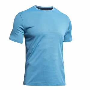 T-shirt tuta uomo allenamento corsa abbigliamento sportivo estate Outdoor tessuto in poliestere camicia a maniche corte ad asciugatura rapida Fitness Clot