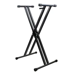 KXS-A6T BOWEI 61 76 88 Keys Locking Straps Double Braced X Style Digital Piano Stand Adjustable Keyboard Stand