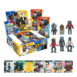 Figuras de Acción Coleccionables de Skibidi Toilet: Cameraman, Titan <span class=keywords><strong>TV</strong></span> Man, Speaker Man, Muñecos, Tarjetas, Lote al por Mayor - Product Image 1