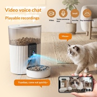 Distributeur automatique de nourriture pour animaux de compagnie intelligent WiFi 3L, contrôle par application, distributeur de nourriture pour chats et chiens, conception anti-blocage, minuterie, machine d'alimentation