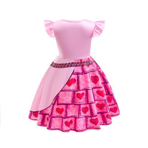 Vestido <span class=keywords><strong>de</strong></span> princesa Descendants 4 para niñas, <span class=keywords><strong>disfraz</strong></span> <span class=keywords><strong>de</strong></span> Halloween, fiesta, Cosplay, Descendant 4 The Rise of Red, <span class=keywords><strong>disfraz</strong></span> - Product Image 4
