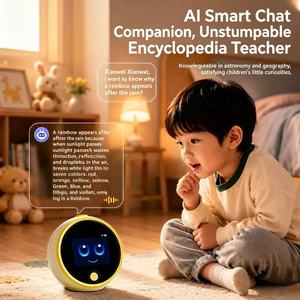 Asistente de Voz Inteligente con IA para Niños, Pantalla LCD Circular, Diseño Atractivo, Batería Recargable Integrada, Uso en el Dormitorio - Product Image 3