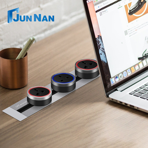 Ổ cắm điện văn phòng có thể được cài đặt công khai hoặc ẩn cho đường ray di động trong UK/EU/US - Product Image 5