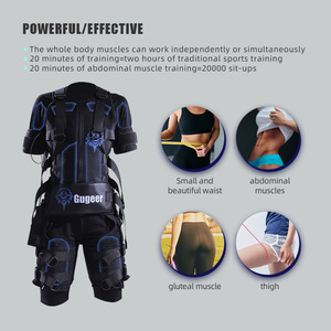 Traje de Entrenamiento con Dispositivo EMS GUGEER, Ropa Deportiva EMS para <span class=keywords><strong>Emsculpt</strong></span>/Emslim, Ropa Profesional de Fitness para Gimnasio, Salón y Entrenamiento en Casa - Product Image 3