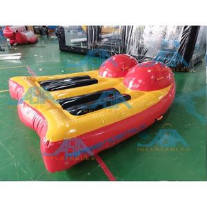 Tube de <span class=keywords><strong>bateau</strong></span> pour 2 personnes, tube de ski nautique remorquable, <span class=keywords><strong>bateau</strong></span> de jet ski volant pour les jeux de sports aquatiques - Product Image 4