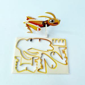 Mô Hình Côn Trùng Câu Đố <span class=keywords><strong>3D</strong></span> đồ chơi thông minh với các tính năng cảm giác, thiết kế theo phong cách hoạt hình, làm bằng chất liệu giấy - Product Image 3