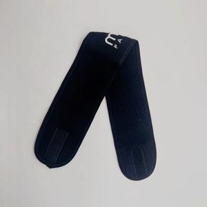 Moda Spa Maquillaje <span class=keywords><strong>Ducha</strong></span> Facial Diademas Spa personalizado Facial Diadema Logo Waffle Diadema Algodón - Product Image 3