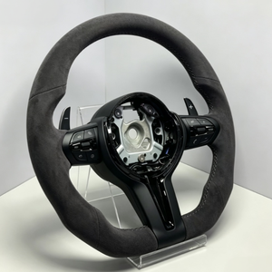 Volante Completo de Alcántara para <span class=keywords><strong>BMW</strong></span> E90 E92 E93 F20 F22 F30 F31 F32 F36 F80 M3 F10 <span class=keywords><strong>M5</strong></span> F82 M4 F15 X5 Todos los Modelos - Product Image 2