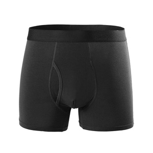 Boxer da Uomo Multicolore con Tasca 3D, Fascia Elastica Larga, Gamba Lunga, Intimo Comodo per Uso Quotidiano, Assortimento di Colori Solidi - Product Image 4