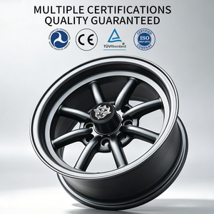 Cerchi Flowtone 4x100/114.3 da 13 Pollici in Lega di Alluminio Pressofuso Multirazza Deep Dish JDM - Product Image 4