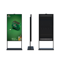 Affichage numérique d'intérieur 43 pouces 4K haute luminosité pour vitrine, avec lecture Android et animation, personnalisable