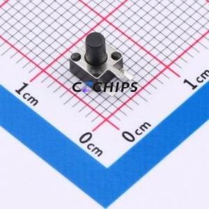 SMG-02B-H060A0 Tactile Switch Bent Lead Through Hole-3P,4.5x4.5mm Switch Single Pole Single Throw Round Button 2.5N 4.5mm - Product Image 1