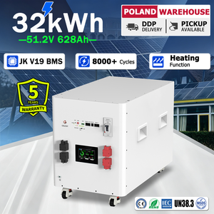 Envío desde Polonia: Batería de Litio MB56 51.2V 628Ah 32kWh con BMS JK V19 300A, 8000 Ciclos, Batería Lifepo4 con Calefacción para ESS - Product Image 1