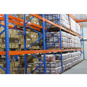 Sistema de Estanterías para Almacén, Solución de Estanterías Metálicas de Alta Resistencia, Estantería de Almacenamiento de Palés Selectiva de Doble Profundidad Ajustable - Product Image 2