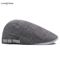 Landfond Offre Spéciale Gatsby Newsboy Hat Hommes Femmes Classic Herringbone Lvy Trendy Tweeb Flat Ivy Hat