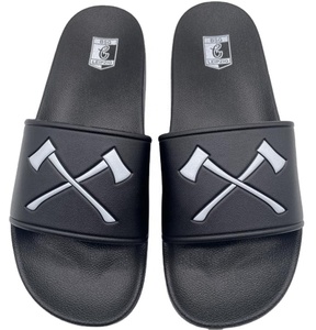 2023 New Designer <strong>Orange</strong> Rubber Sandals Custom Summer <strong>Slides</strong> with Printed Logo for Unisex Fashionable Private Label Slippers Men - Product Image 5
