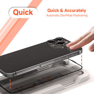 Kit de instalación de protector de pantalla personalizado OEM Caja mágica sin polvo de nuevo diseño para Iphone 15 16 17 Pro Max - Product Image 5