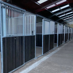 ม้าโครงเหล็กระดับไฮเอนด์แบบกำหนดเองแผงขายกล่องม้าที่สง่างามพร้อมประตูบานเลื่อนสำหรับม้าคลาสสิกที่มั่นคง - Product Image 5