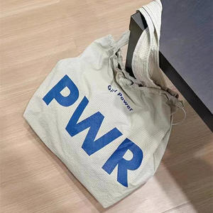 Pana de algodón Tipo de cierre con cordón Bolsas de almacenamiento hechas a mano para picnic y almuerzo - Product Image 5