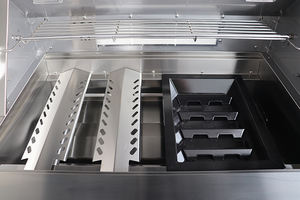 Prix <span class=keywords><strong>pas</strong></span> <span class=keywords><strong>cher</strong></span> 32 pouces en acier inoxydable 4 brûleurs charbon de bois et gaz barbecue cuisine extérieure avec <span class=keywords><strong>rôtissoire</strong></span> - Product Image 5