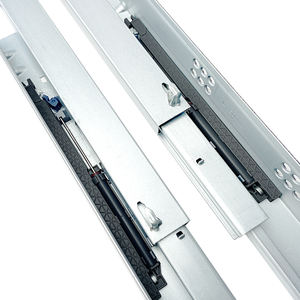 Gran calidad, tobogán debajo del montaje, telescópico oculto, cierre suave, empuje y apertura, rieles de canal de extensión completa, tobogán de cajón debajo del montaje - Product Image 3