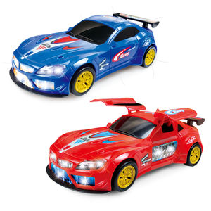 Coche deportivo pequeño de juguete con rotación de 360 grados para niños al por mayor con apertura automática de puerta con música y luz - Product Image 2