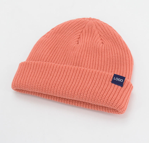 <strong>Custom</strong> Knitted Flanging Acrylic Lazy <strong>Beans</strong>, Street Private Woven Label Logo <strong>Beans</strong>, Fisherman Skull Hat Winter Hat - Product Image 3