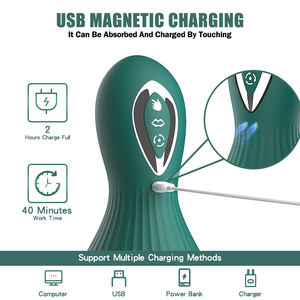 AIERSHA7周波数充電式成人女性大人のおもちゃ回転舌なめる胸と乳首振動ポンプ - Product Image 5