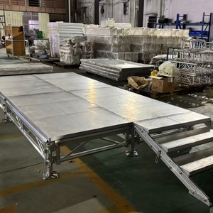 Escalera Modular para Escenarios - Escalones de Aluminio de 4 Niveles para Plataformas de Eventos de Fácil Montaje - Product Image 4